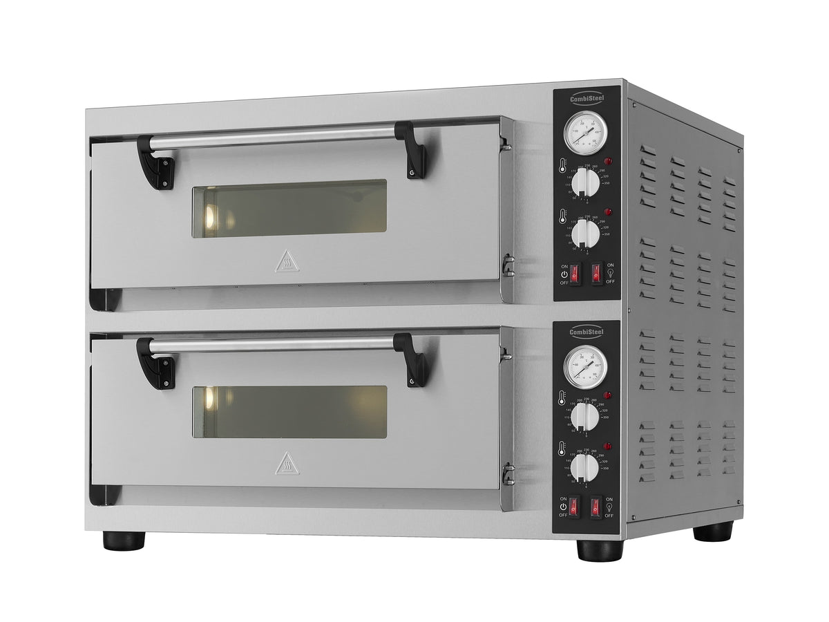 ELEC. PIZZAOVN DOBBEL 2 X 4