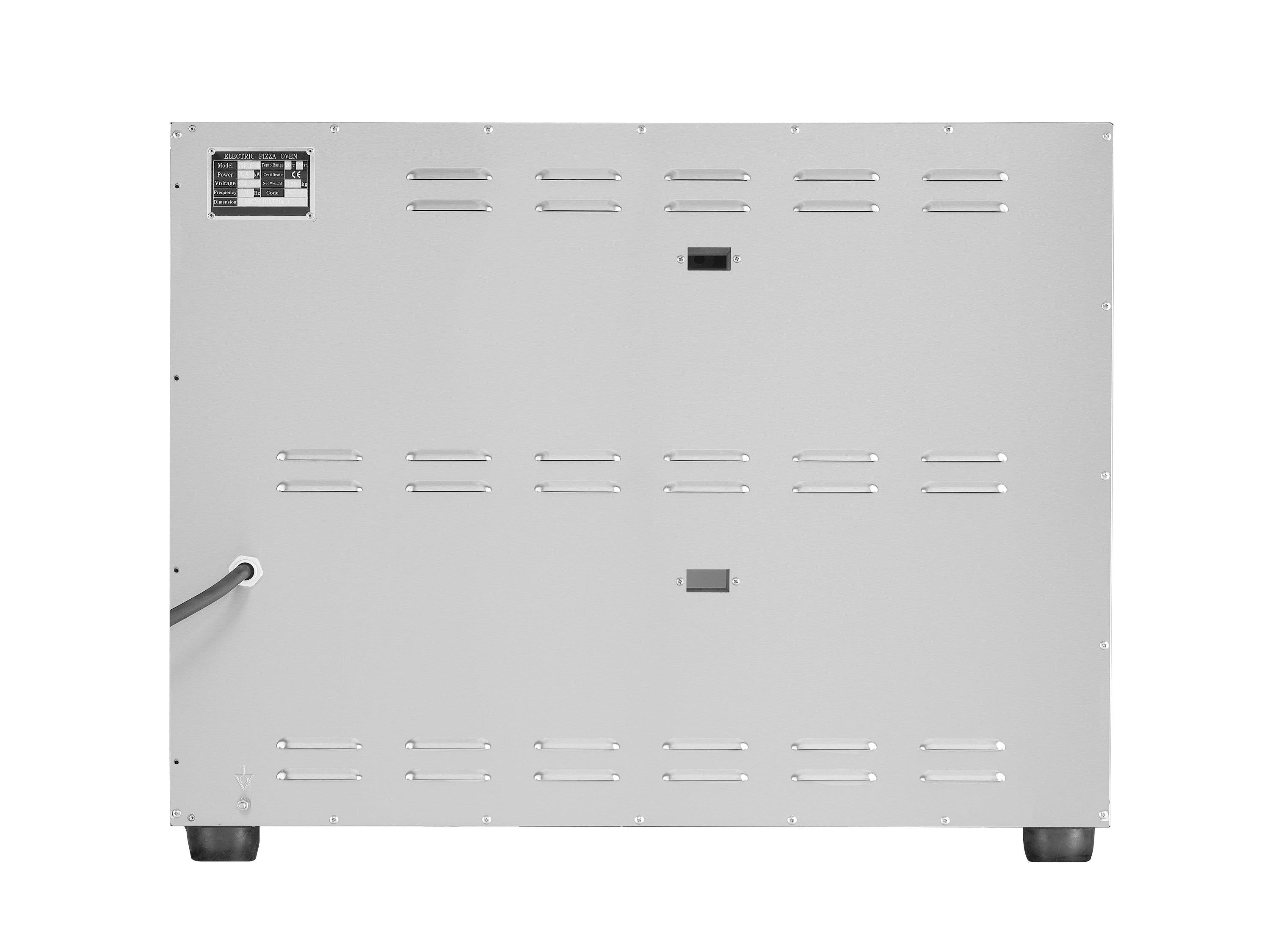 ELEC. PIZZAOVN DOBBEL 2 X 4