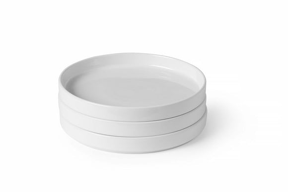 Tallerken med høy kant Oslo, Hvit, ⌀240x(H)26mm, Min. kjøp: 6