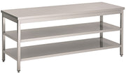 Arbeidsbord med 2 underhyller, 1800x600x900 mm