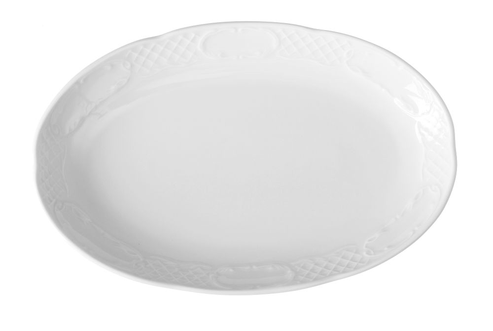 Oval tallerken, 280x180mm