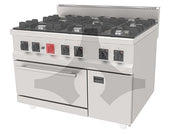 GASS KOKETOPP / KOKEBORD 900SERIE MED OVN