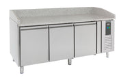 Pizzabenk 3 dører, 2020x800x1000 mm