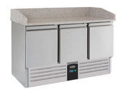 Pizzabenk 3 dører, 1400x700x1020 mm