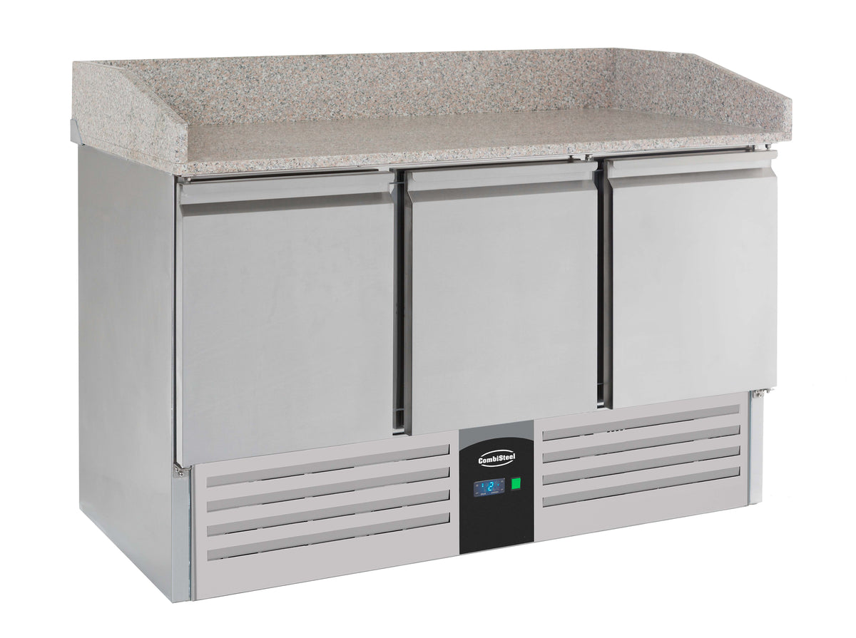 Pizzabenk 3 dører, 1400x700x1020 mm