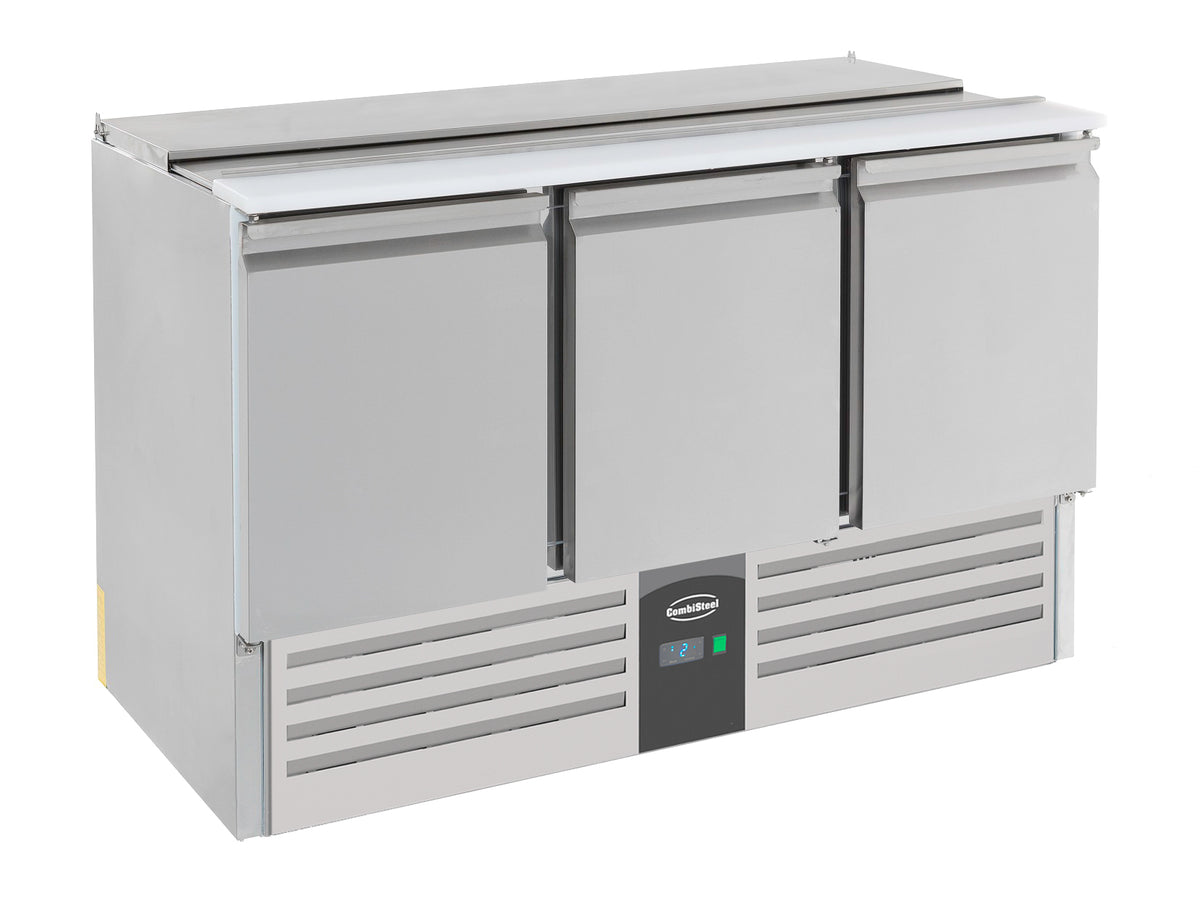 Saladette Compact Line, 3 dører, 1370x700x870 mm