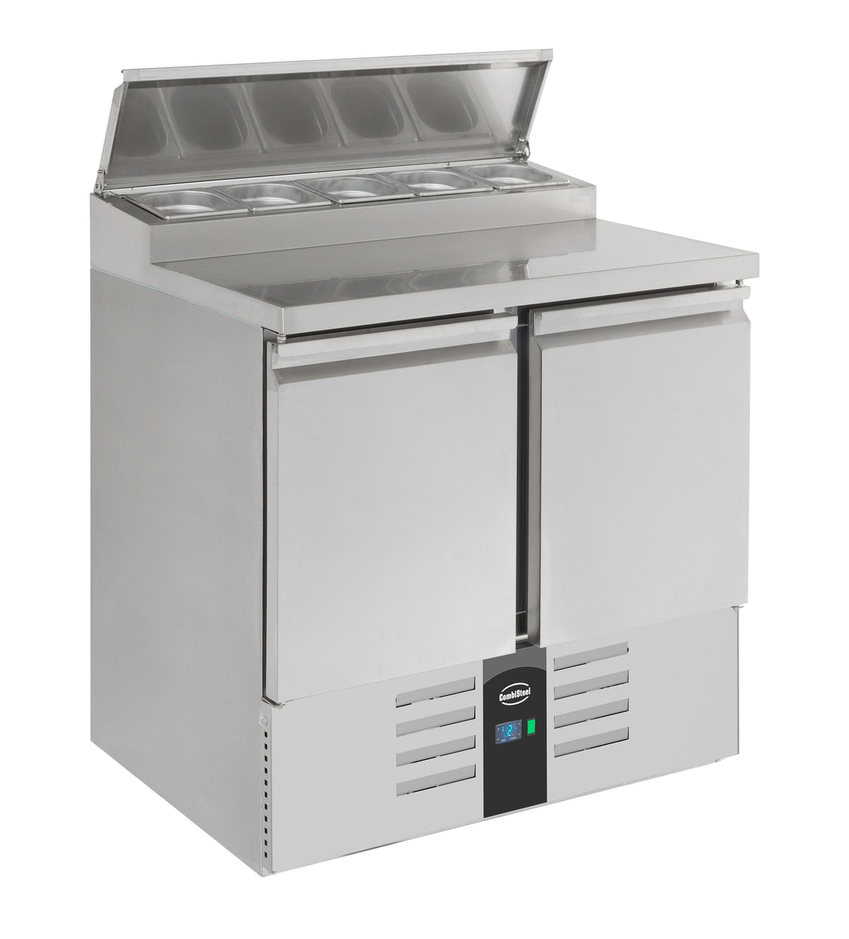 Saladette Compact Line, 2 dører, 5x GN 1/6, 903x700x1006 mm – bilde 6