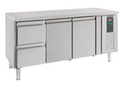 Kjølebenk Standard Line, 2 dører og 2 skuffer, 1795x700x850 mm