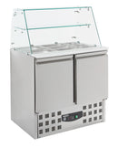 Kjølt saladette med glasstrekk 2 dører-1