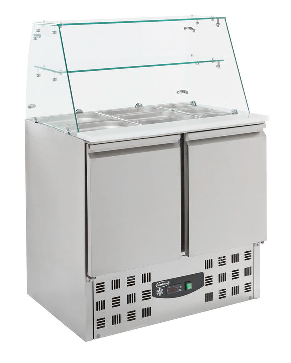 Kjølt saladette med glasstrekk 2 dører