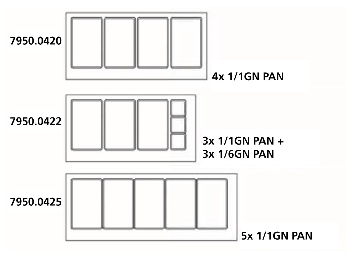 Kjølebenk Standard Line med glassoverbygg, 2 dører, R290, 1360x700x1365 mm – bilde 5
