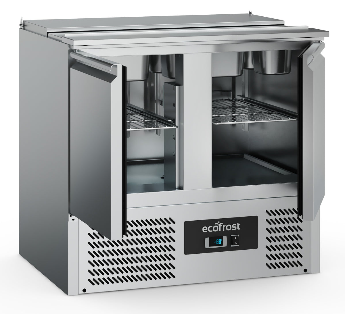 SALADETTE 2 DØRER 2,5x1/1GN BEHOLDER
