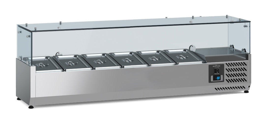 KJØLT BENKEPLATE 1/4 GN x 6