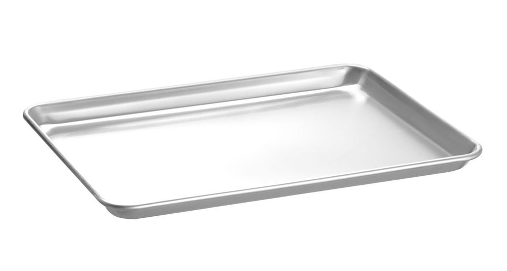 Bakebrett rektangulært, sølv, 330x242 mm – bilde 4