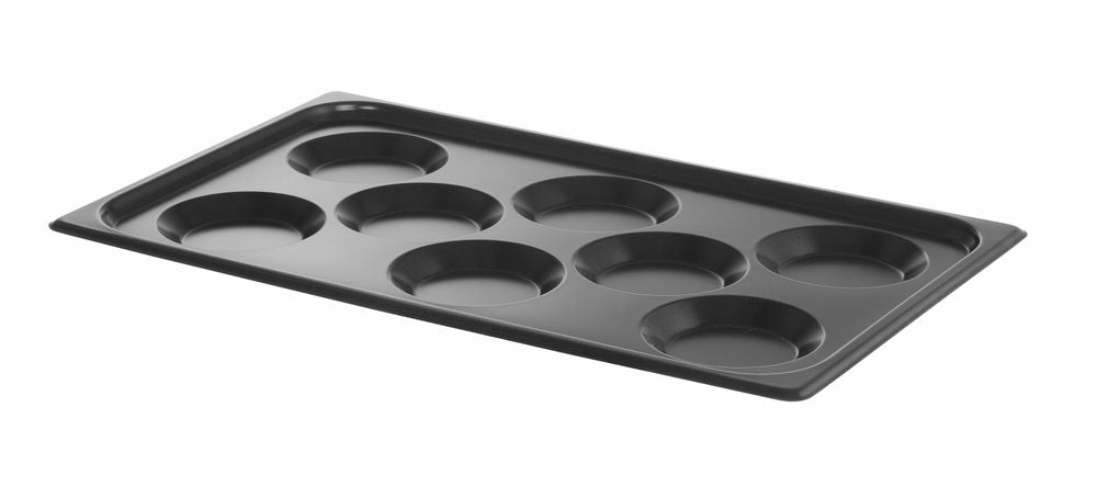 Skuff for egg, med non-stick belegg CONVECTOMAT EGGPLATE, HEDI, GN 1/1, Sort, 530x325x(H)26mm