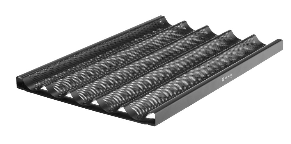 Baguettebrett 600x400, 4 spor, sort – bilde 2
