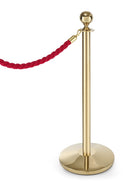 Barrierestolpe gullfinish, HENDI, base, ⌀360x(H)65mm-1