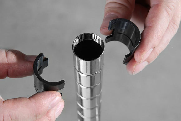 Oppbevaringsstativ med 5 hyller, svart, 910x455x (h) 1830mm