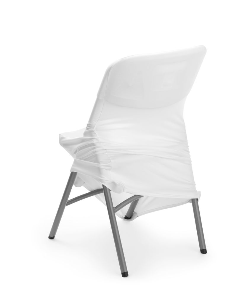 Sammenleggbar stoltrekk, Hvit, 540x440x(H)840mm
