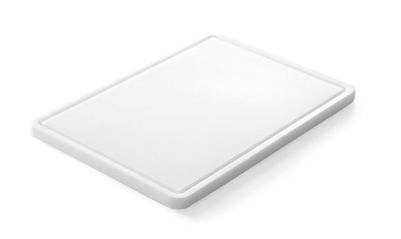 Universal skjærebrett med spor, Hvit, 355x250x(H)15mm
