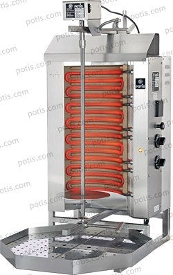 POTIS KEBABGRILL - DØNER -GYROS 2, 3 og 4 soner - Potis E4