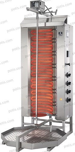 POTIS KEBABGRILL - DØNER -GYROS 2, 3 og 4 soner - Potis E4