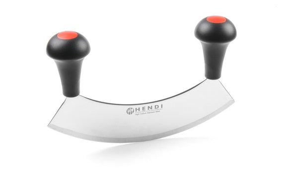 Hakkekniv - Dobbeltblad - Svart