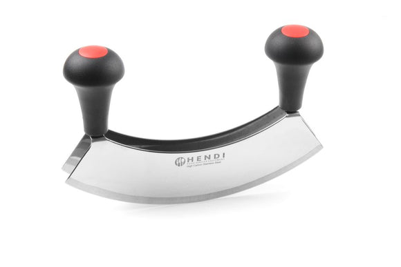 Hakkekniv - Dobbeltblad - Svart