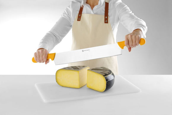 Dobbeltskaftet ostekniv - Orange