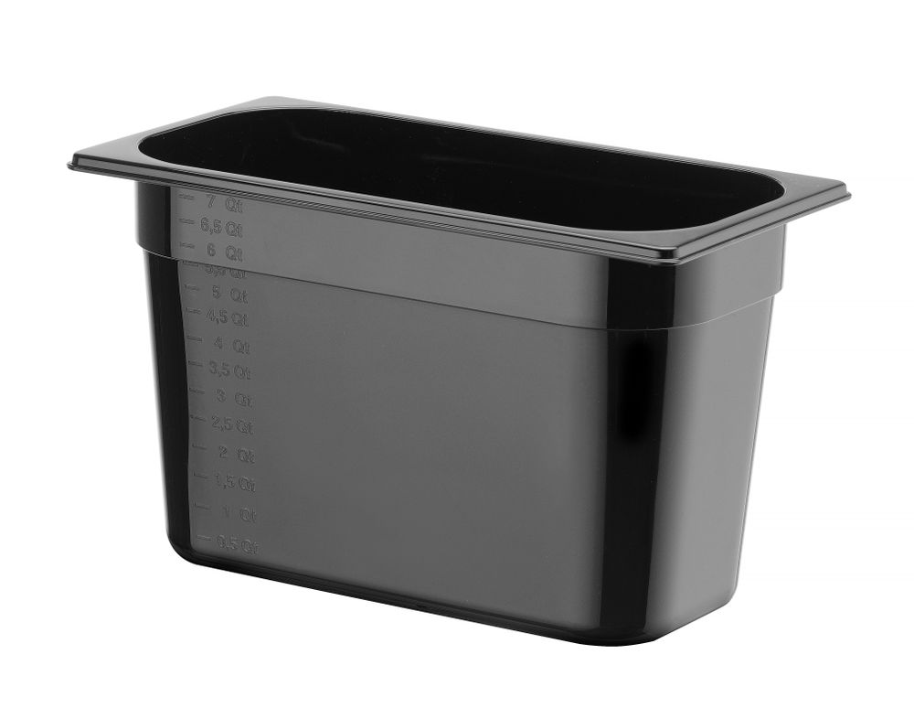 GN-beholder 1/3 COOL, 7,1L, sort, 200 mm – bilde 2