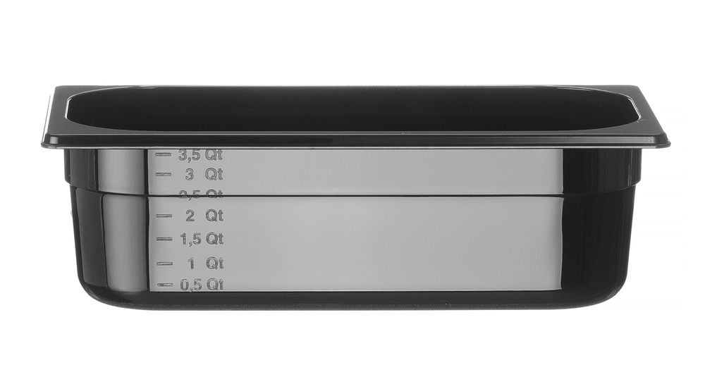 GN-beholder 1/3 COOL, 3,8L, sort, 100 mm – bilde 4