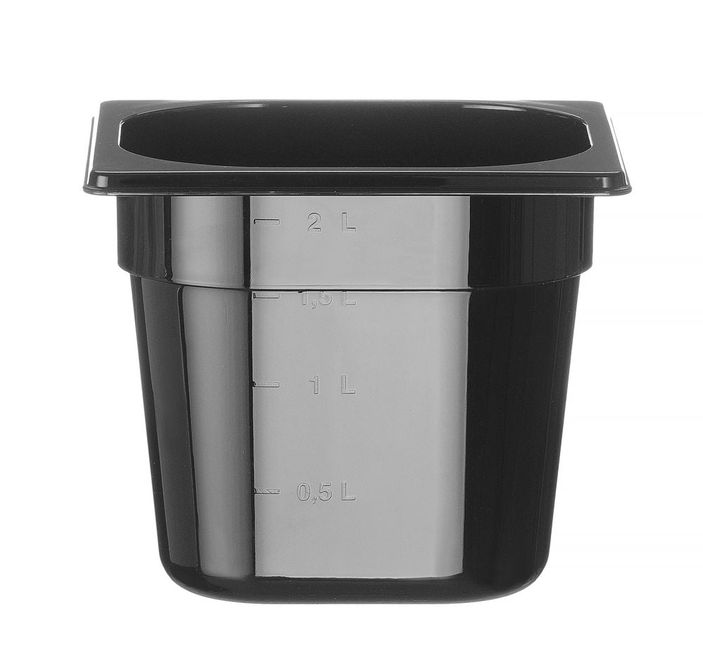 GN-beholder 1/6 COOL, 2,3L, sort, 150 mm