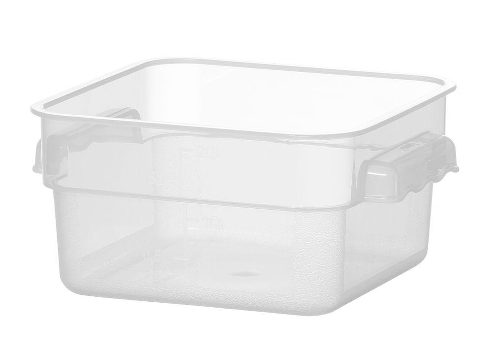 Matbeholder med gradering, 1,9L, 190x190x(H)95mm