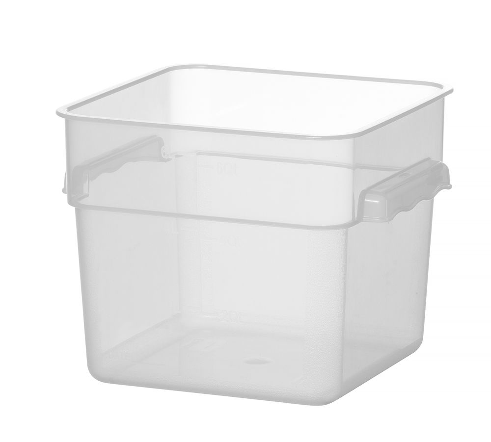 Matbeholder med gradering, 5,7L, 235x235x(H)180mm