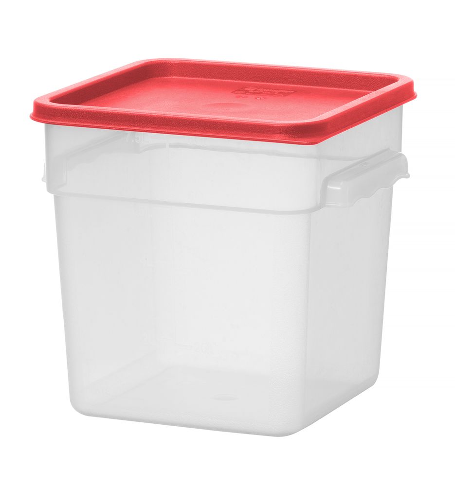 Matbeholder med gradering, 7,6L, 235x235x(H)230mm