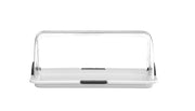 Rolltop-display enkel, hvit, 380x260x170 mm