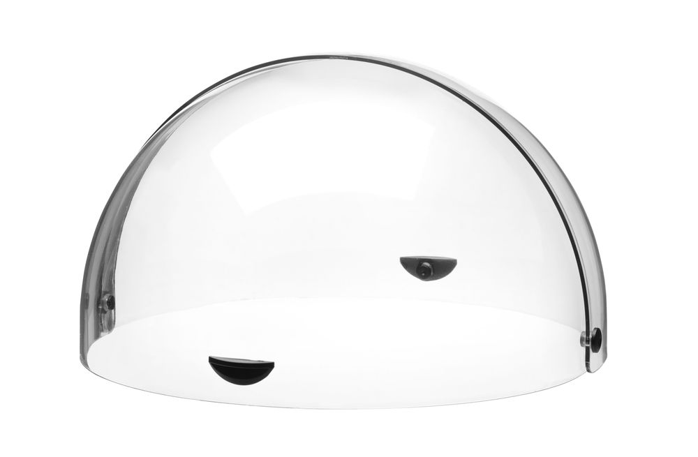 Rolltop-lokk rektangulært, transparent, 470x270x160 mm – bilde 2