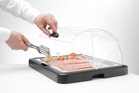 Single roll-top kjøleskjerm Duo UNIQ, designet av Robert Bronwasser, Grønn, 460x355x(H)220mm