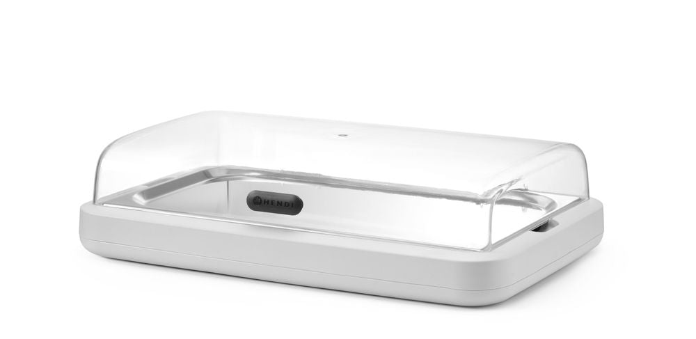 Kjøledisplay UNIQ, designet av Robert Bronwasser, GN 1/1, Hvit, 593x389x(H)147mm