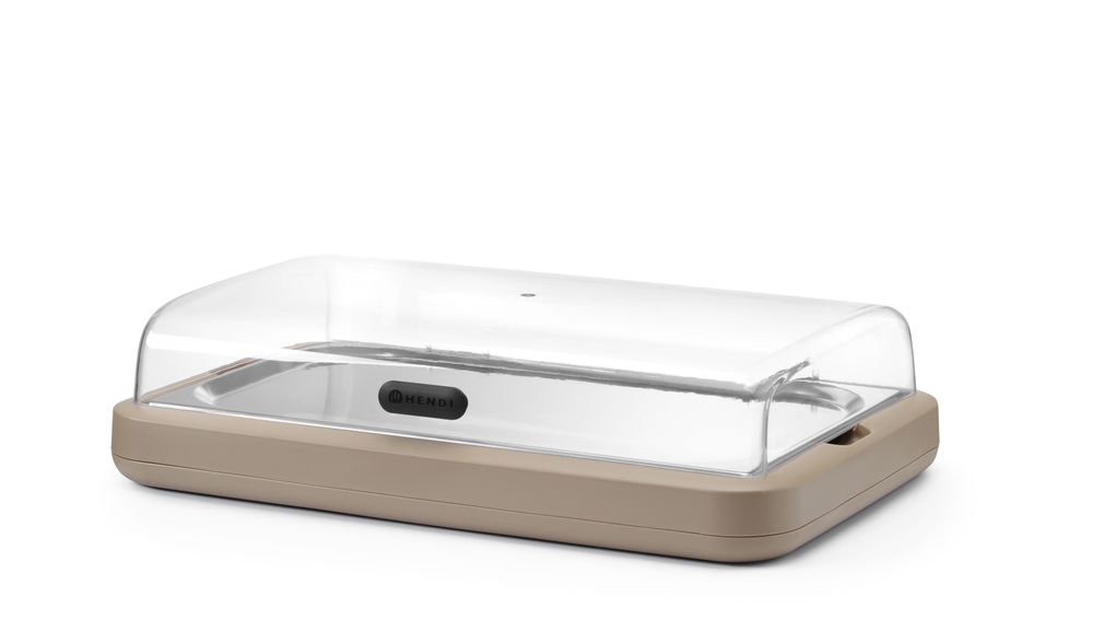 Kjøledisplay UNIQ, designet av Robert Bronwasser, GN 1/1, Beige, 593x389x(H)147mm