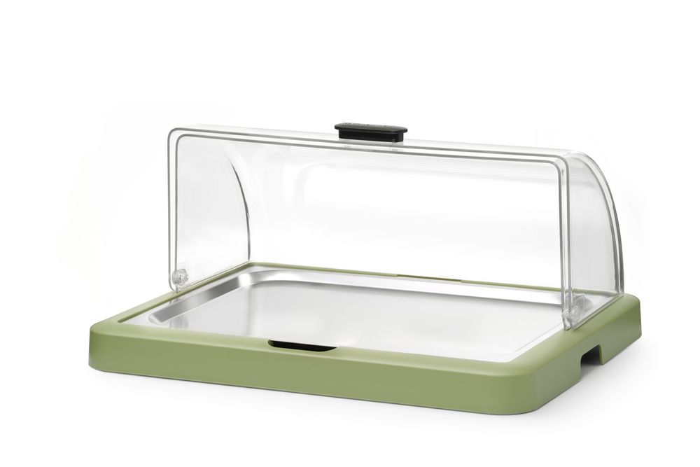 Single roll-top kjøleskjerm Duo UNIQ, designet av Robert Bronwasser, Grønn, 460x355x(H)220mm