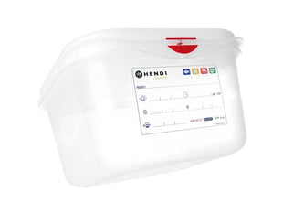 GN 1/6 beholder, polypropylen, GN 1/6, 1,7L, 176x162x(H)100mm