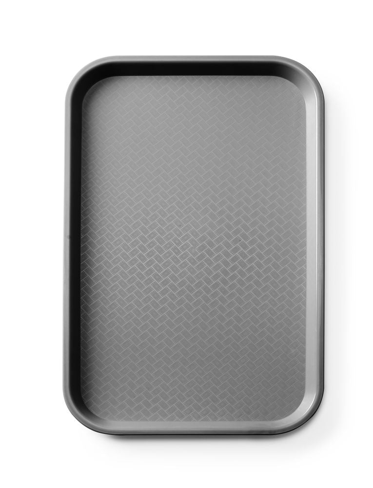 Fastfoodbrett i polypropylen GN 1/1, AmerBox, GN 1/1, svart, 530x325x(H)20mm, rektangulært