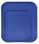 Polypropylen fastfood - brett, liten, blå, 265x345x (h) 20mm-2