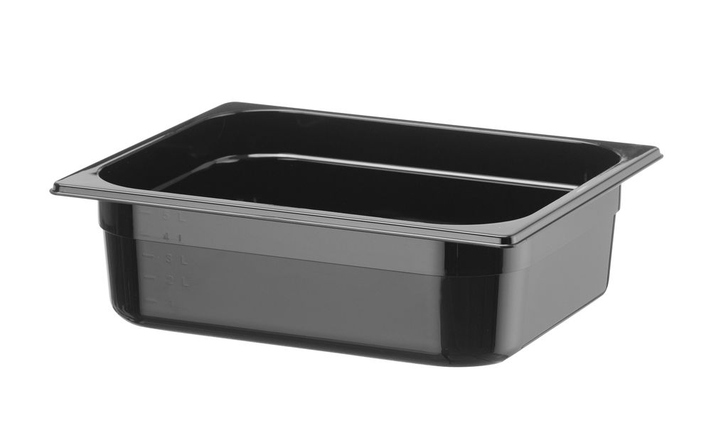 GN-beholder 1/2 COOL, 6,1L, sort, 100 mm – bilde 2