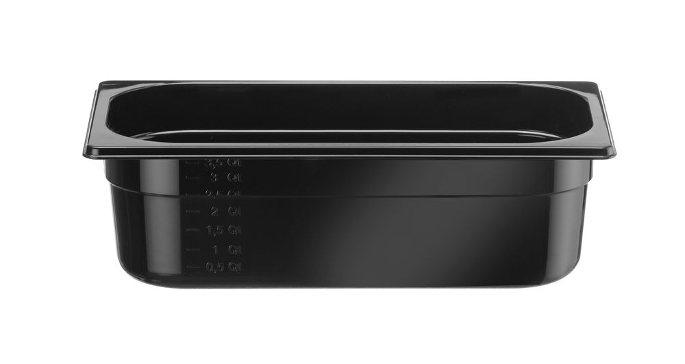 GN-beholder 1/3 COOL, 3,8L, sort, 100 mm