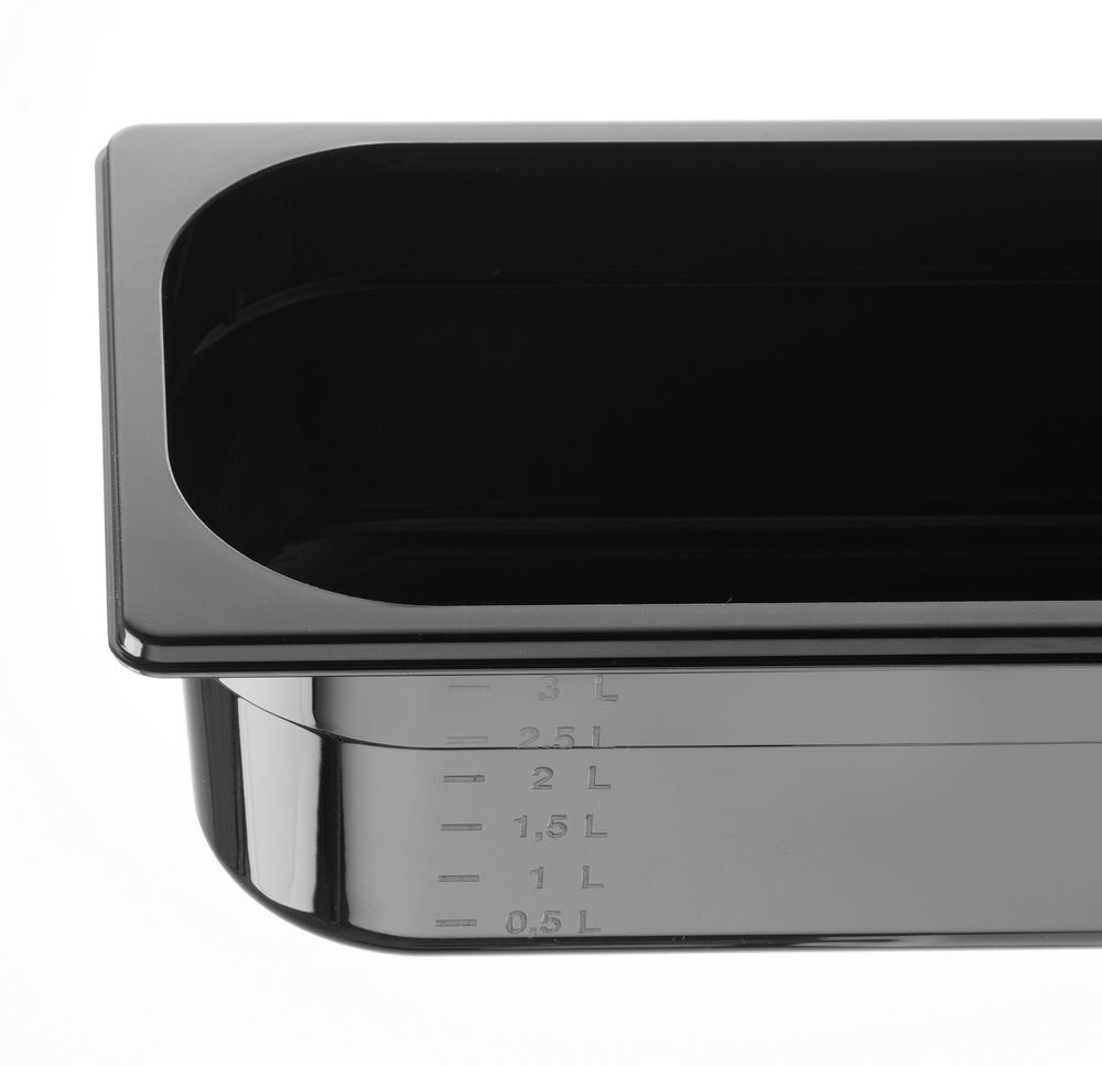 GN-beholder 1/3 COOL, 3,8L, sort, 100 mm – bilde 3