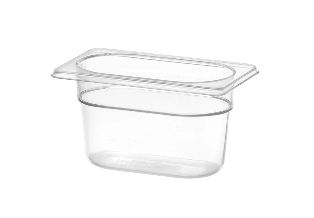 GN-beholder 1/9 COOL, 0,9L, transparent, 100 mm – bilde 2