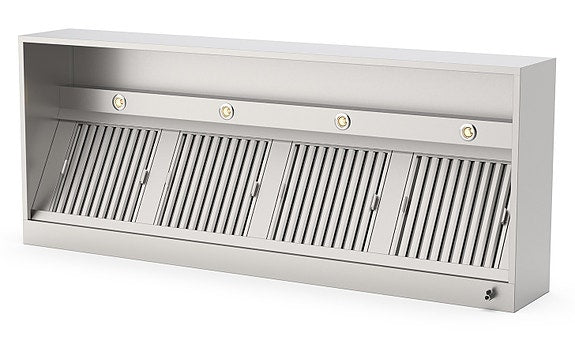 REKTANGULÆR VENTILASJONSHETTE VENTILASJON MED FILTER OG BELYSNING