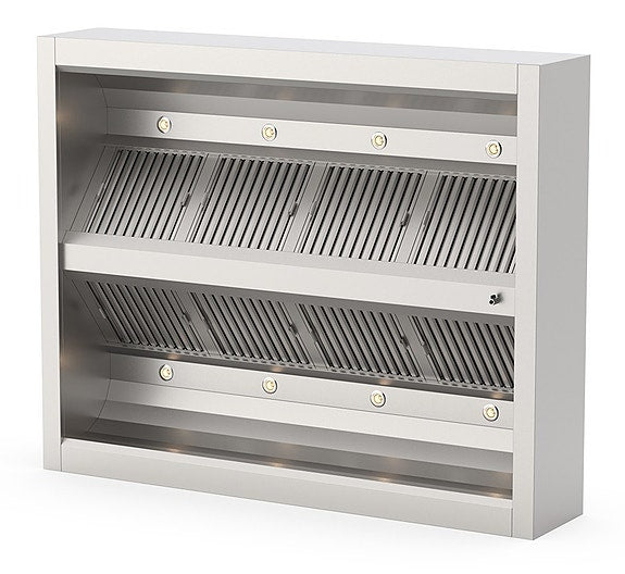 VENTILASJONSHETTE MIDT STILT V-FILTER - BELYSNING OG TILLUFTS KANAL